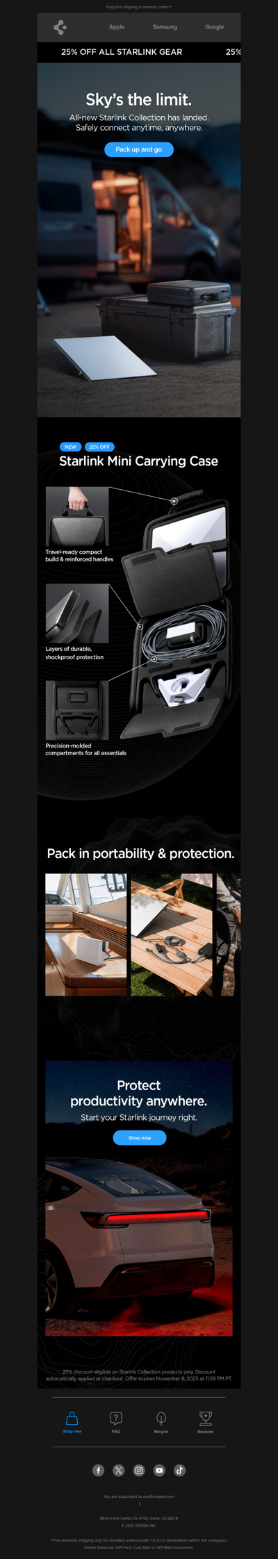 Go “off-grid” with us