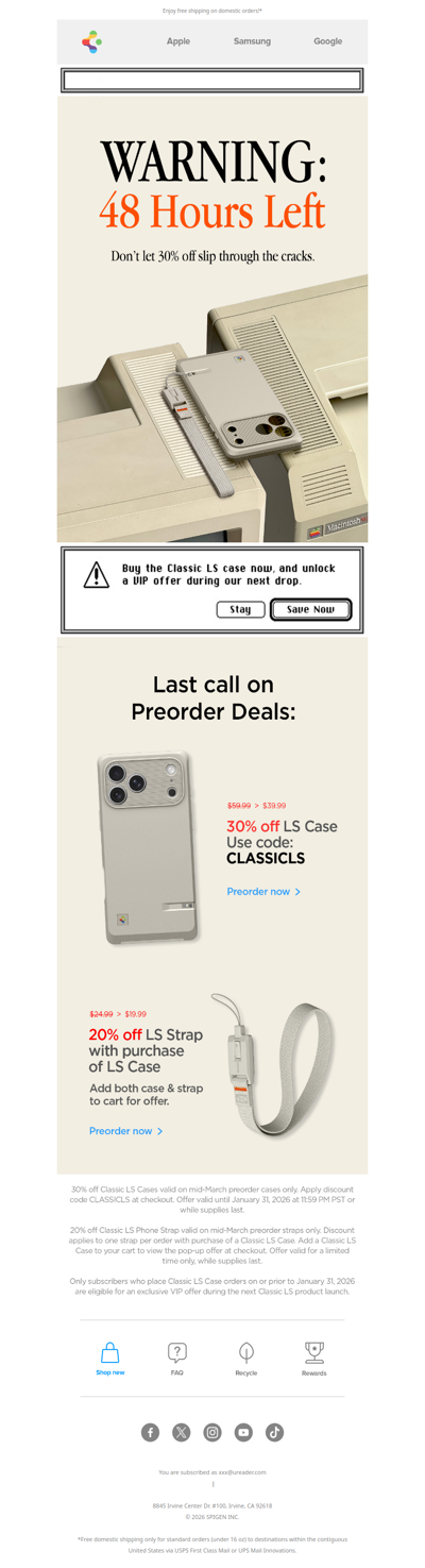 48 Hrs Left: Classic LS Deals