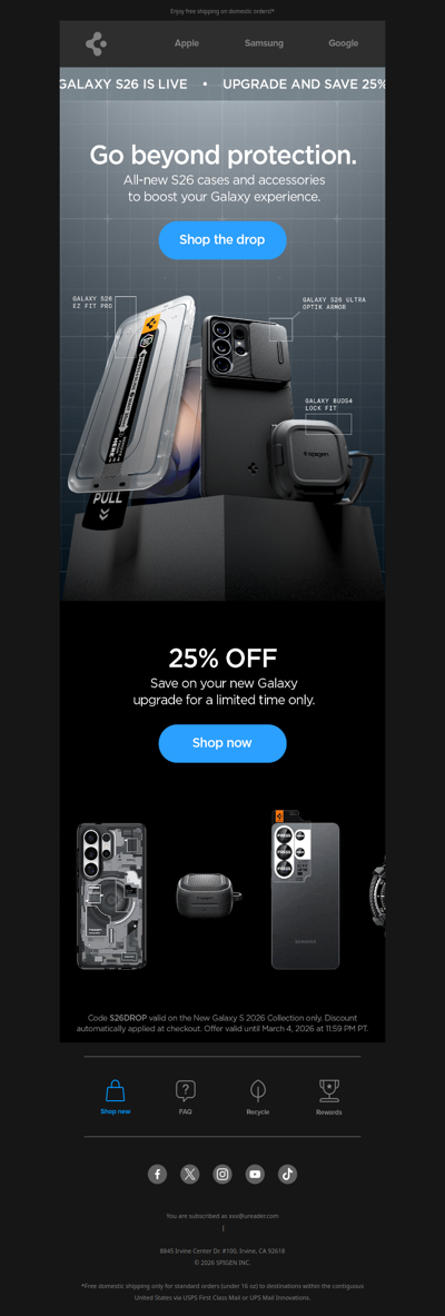 Just arrived: New Galaxy S26