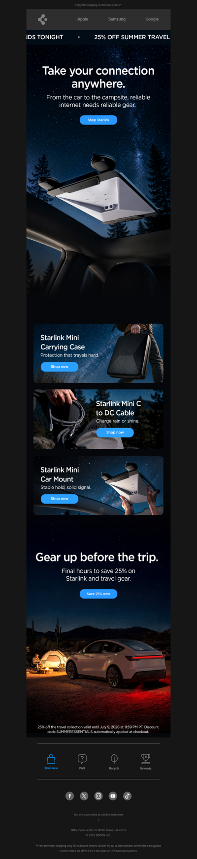 Starlink: Mount it, power it, protect it.