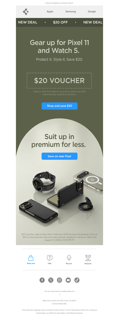 $20 off your new Pixel 11 setup