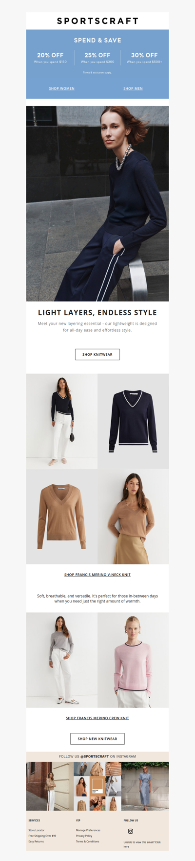 NEW Knitwear | Light Layers, Endless Style