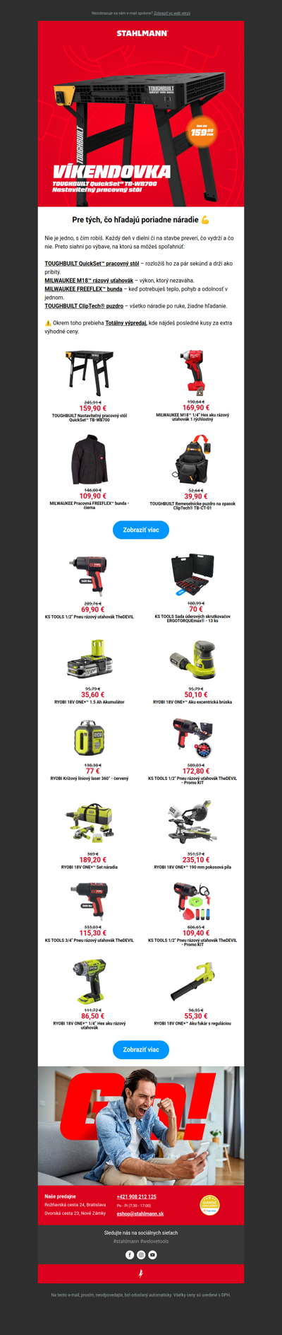 Pre tých, čo hľadajú poriadne náradie 💪