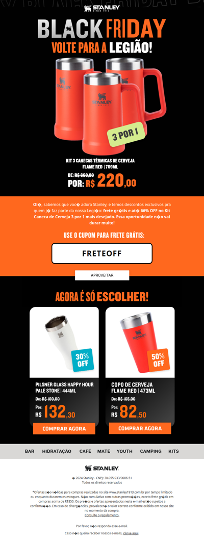 Olá, tá quase acabando: Frete grátis + até 66% OFF!