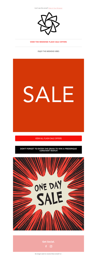 Don't Miss Your Weekend Flash Sale!