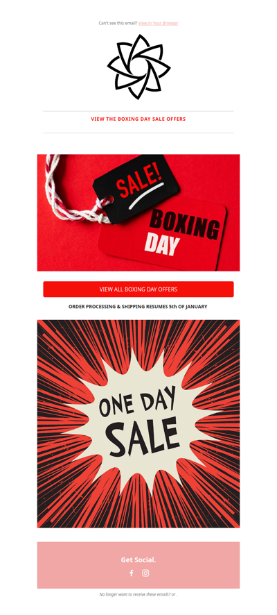 🎉 Don't Miss Our Boxing Day Super Sale!