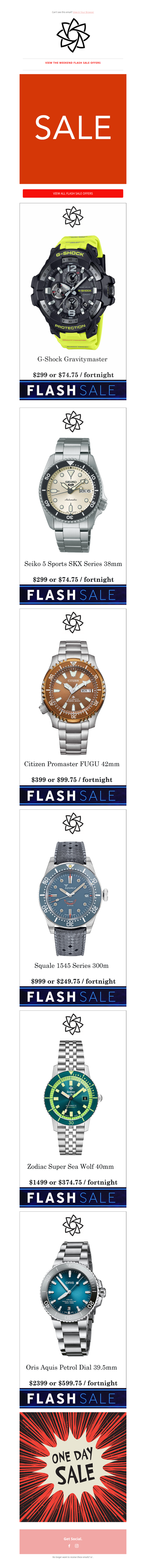 Weekend Flash Sale: Seiko 5 Sports Offer