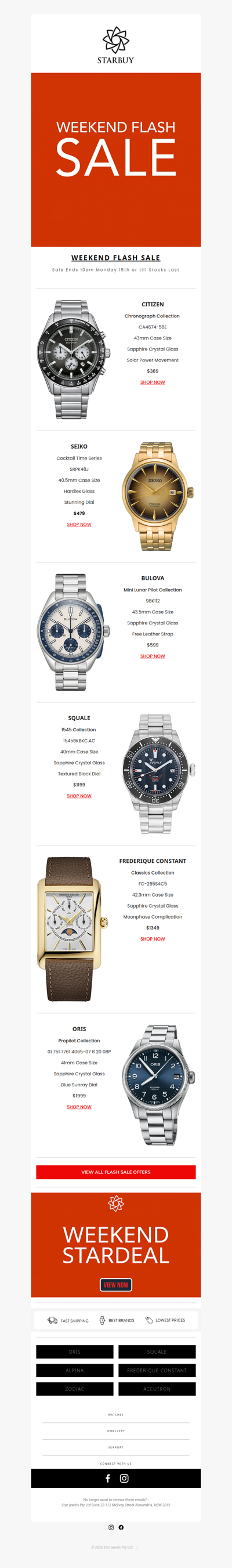 Weekend Flash Sale: Deals won’t last