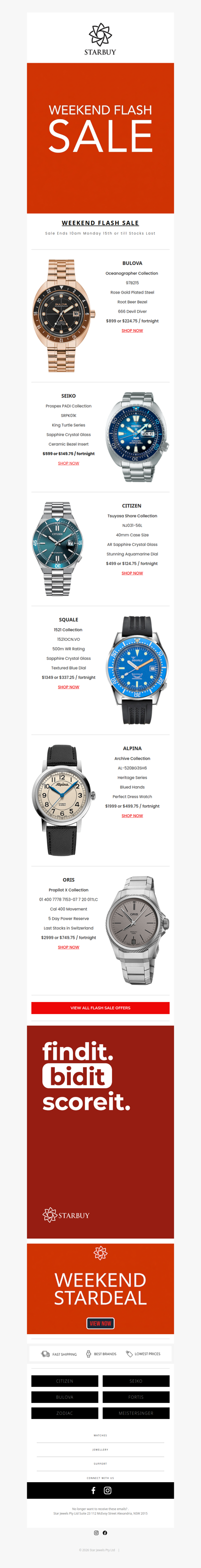Final Bulova & Oris pieces — gone after Sunday