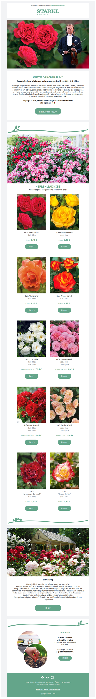 ✨🎵🌹 Objavte ružu André Rieu™ – krásu inšpirovanú hudbou