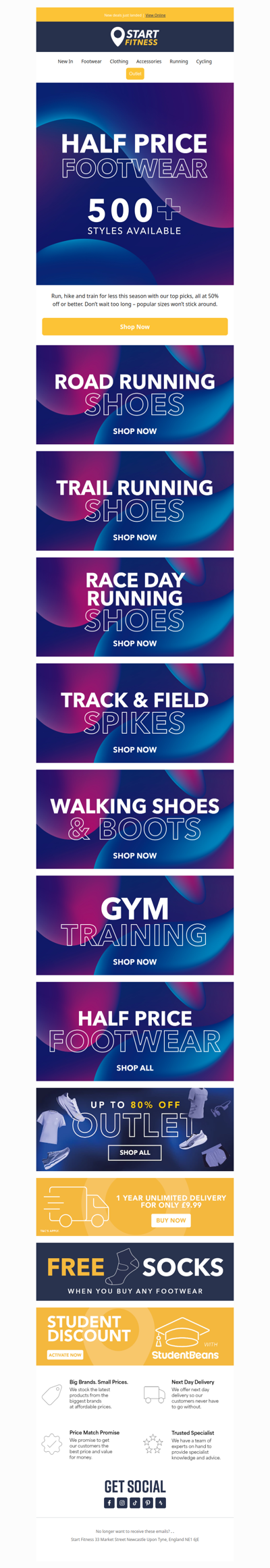 Don't miss our half price footwear offers 👟