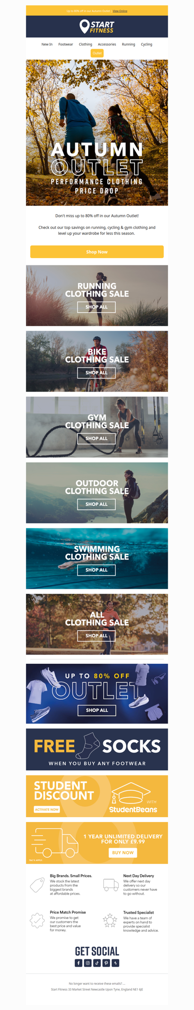 Huge savings on performance clothing 🏋️