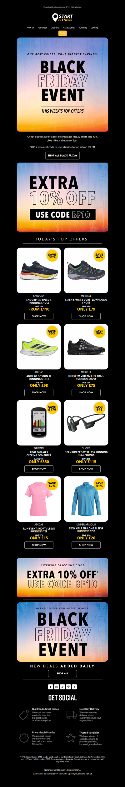 Black Friday Event | This week's top offers