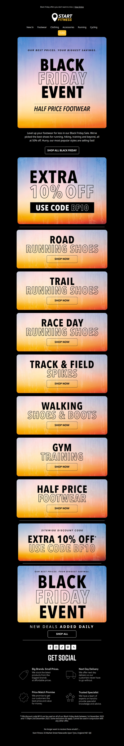 At least 50% off 500+ footwear styles