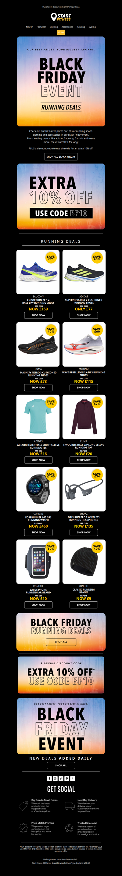 Runners 🚨 these Black Friday deals are for you!