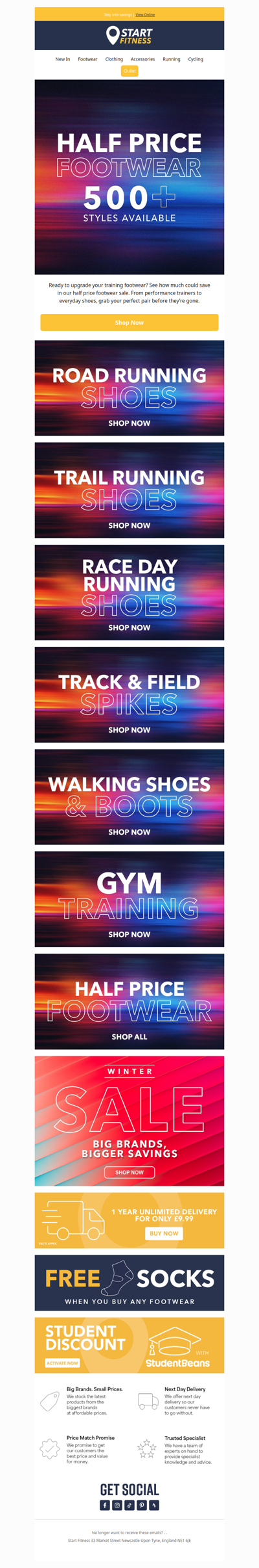 50% Off 500+ Footwear Styles