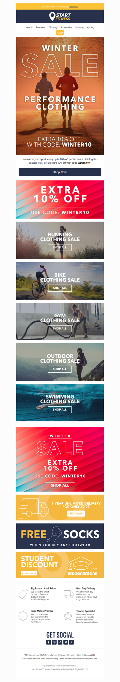 Winter sale: Up to 80% off clothing 🤩