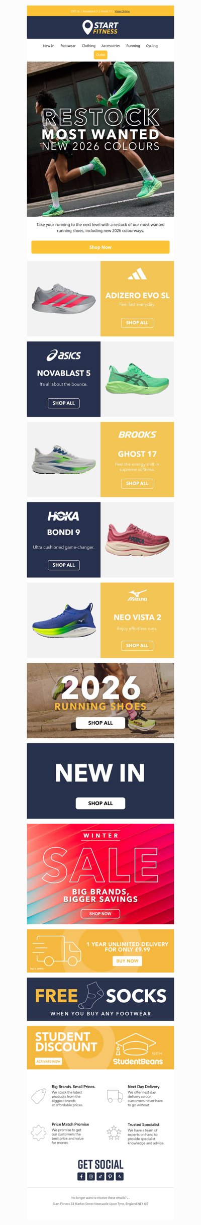 RESTOCK | 2026's most-wanted running shoes