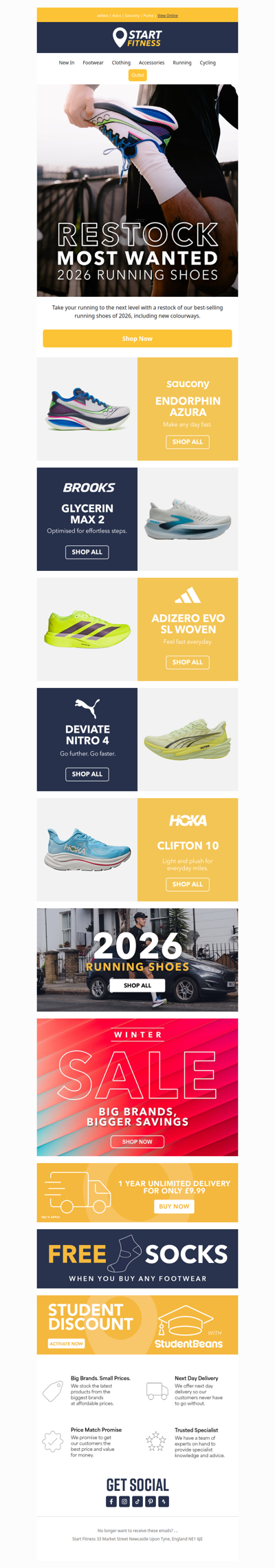 RESTOCK | Best-selling running shoes of 2026 🔥