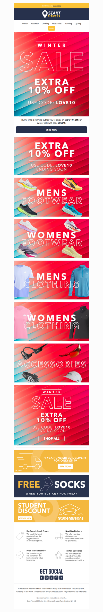 Extra 10% off sale about to end ⏳