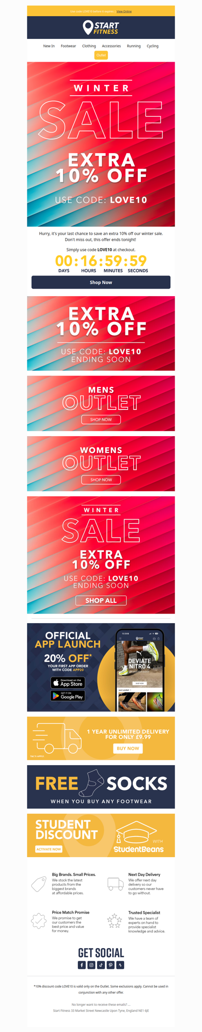 Last Chance | Extra 10% off Winter Sale