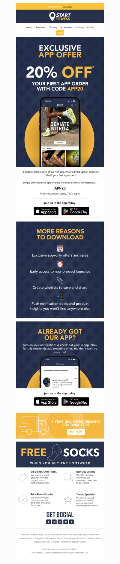 🔓 Unlock an extra 20% off | App exclusive offer