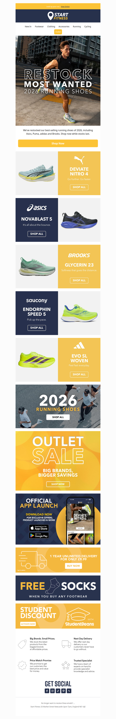 RESTOCK | Best-selling running shoes of 2026 ⏰