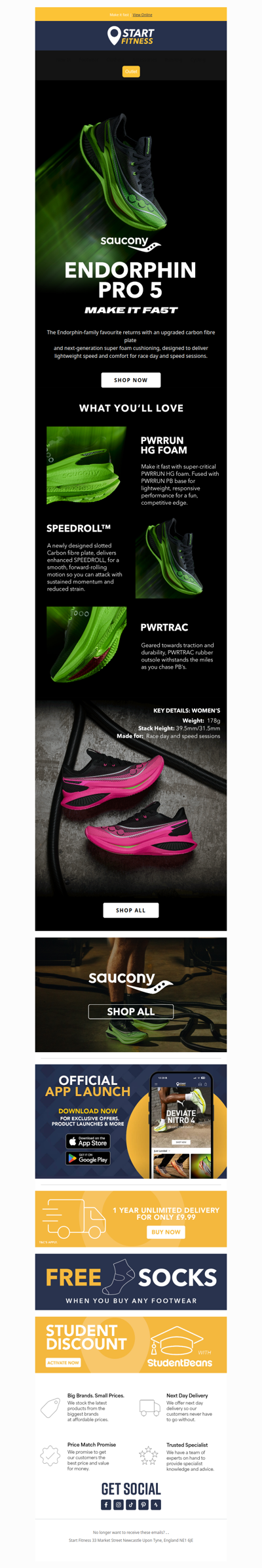 NEW | Saucony Endorphin Pro 5