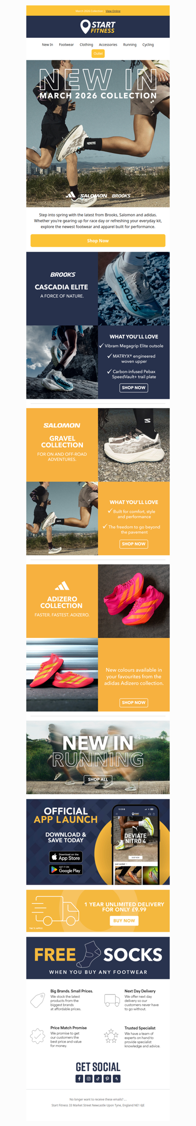 NEW from Brooks, Salomon and more! 👟