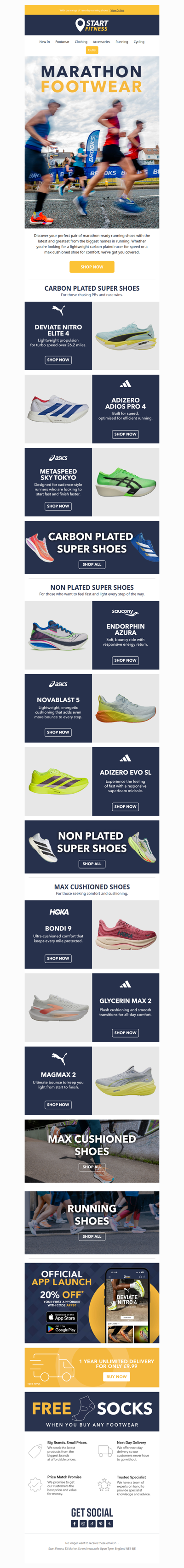 Step up your marathon game 👟