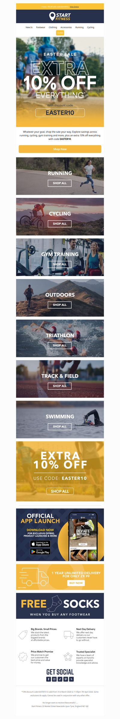 Easter savings for every sport 🐰