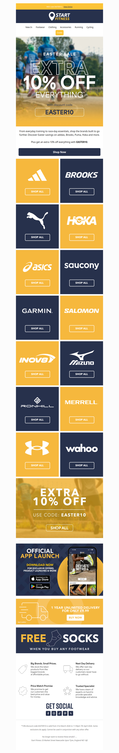 Extra 10% off our biggest brands 📢