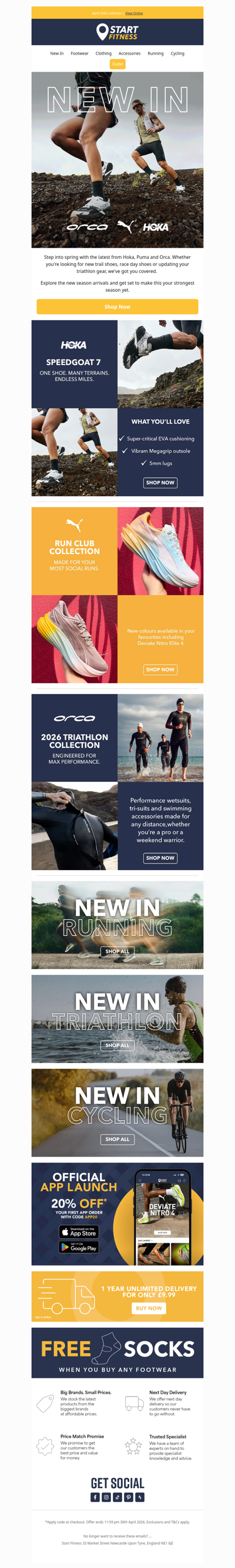 NEW from Hoka, Puma, Orca and more 👀