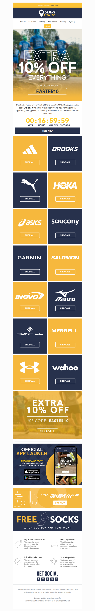 Last chance to save an extra 10% off 🚨