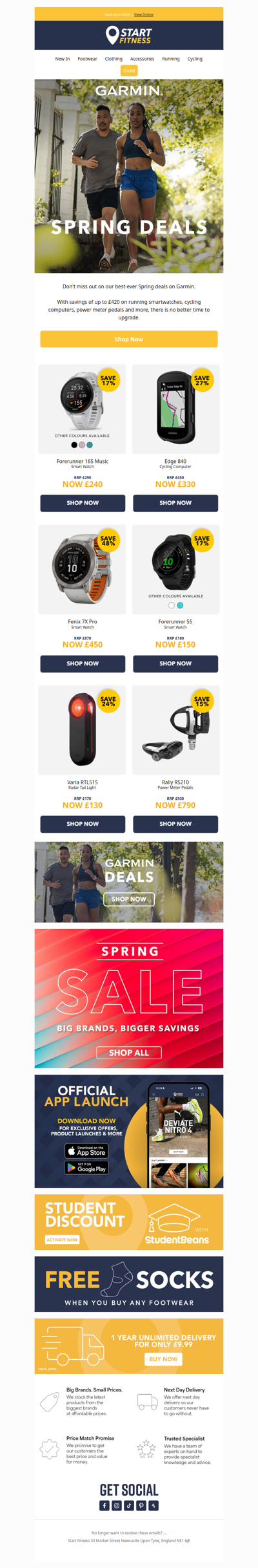 Garmin spring deals are here 🚀