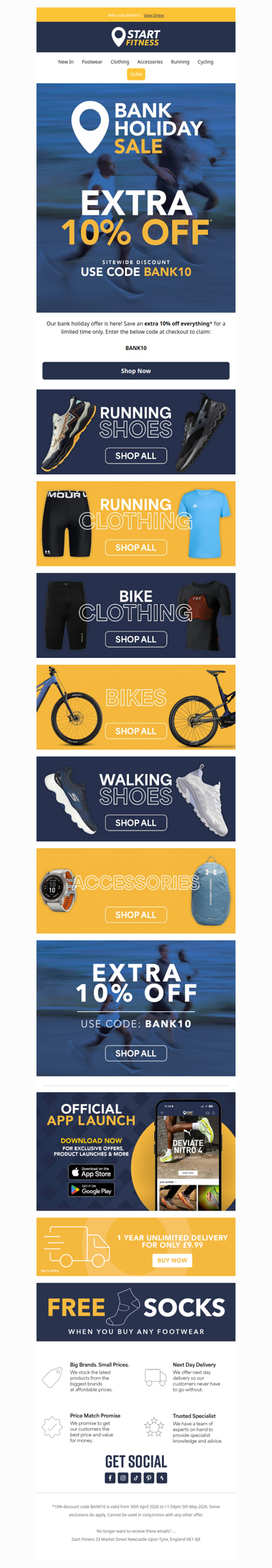 Extra 10% off this bank holiday 👏