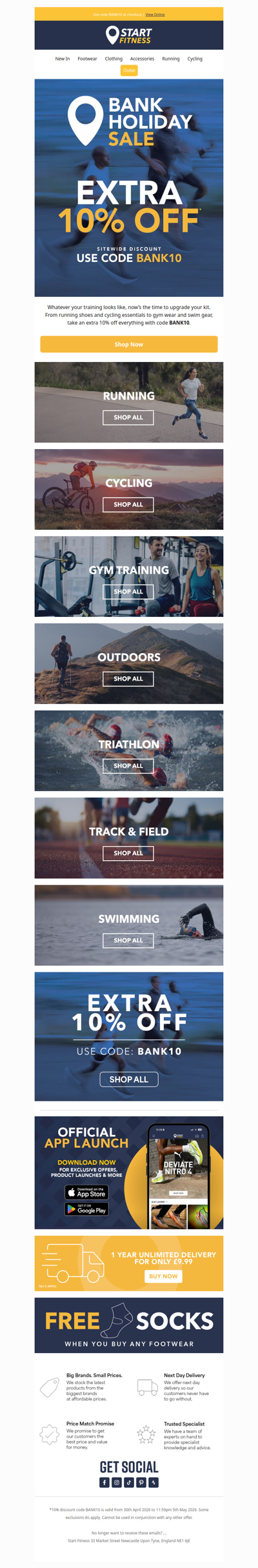 Bank holiday offer | Extra 10% off sitewide*