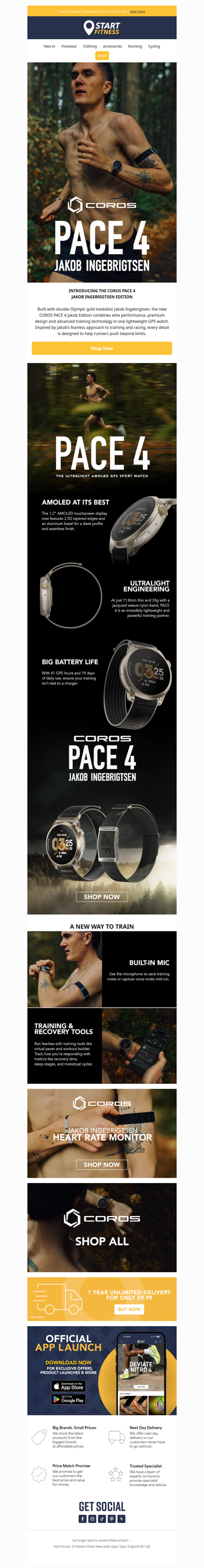 Introducing the COROS PACE 4 Jakob Edition 🥇