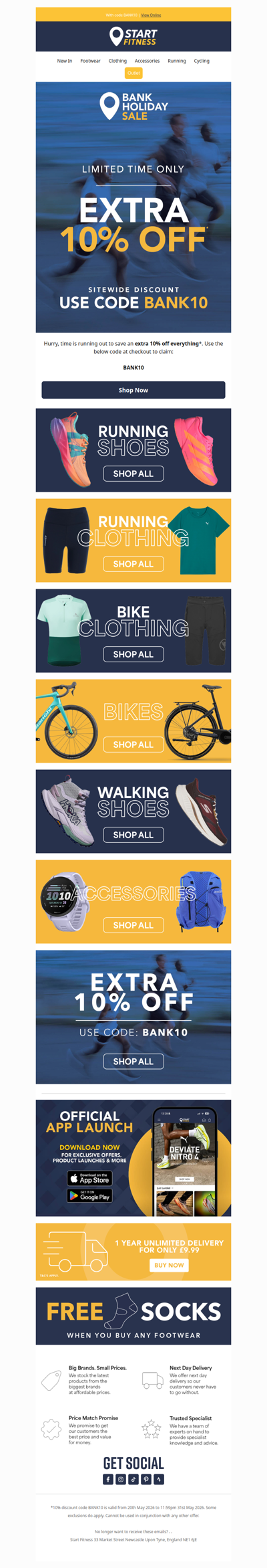 Don't miss an extra 10% off everything 🔥