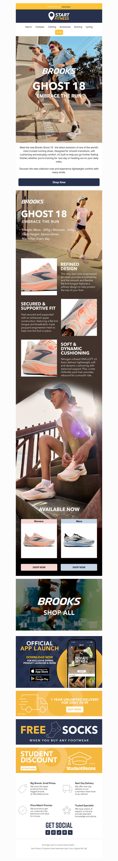 NEW | Brooks Ghost 18 🔥