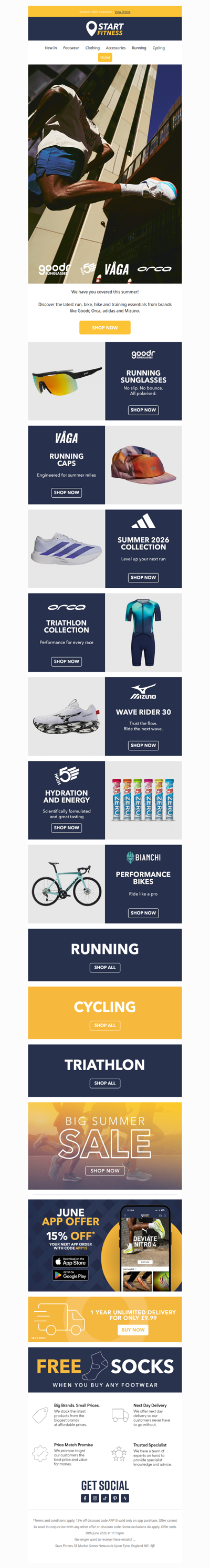 New from Goodr, VAGA, Mizuno and more