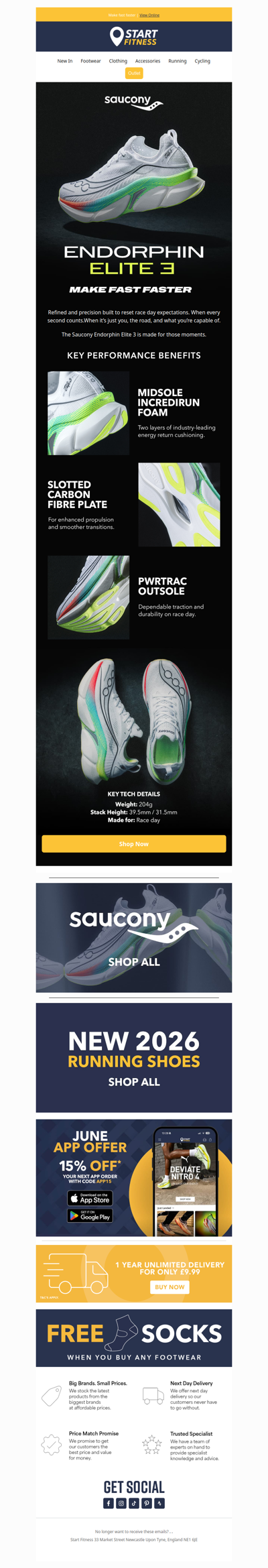 NEW | Saucony Endorphin Elite 3