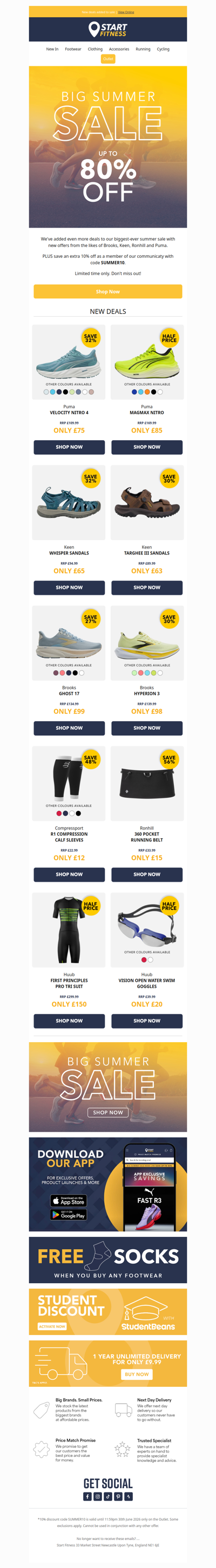 Scorching summer savings ☀️