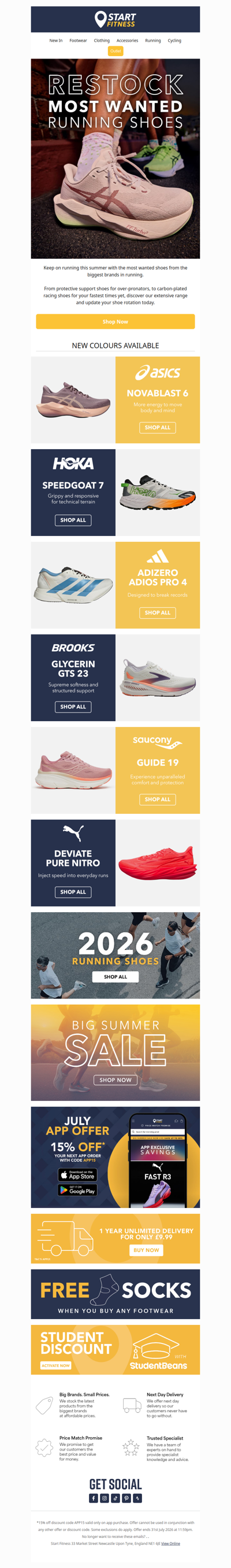 Restock 🔔 best-selling running shoes of 2026
