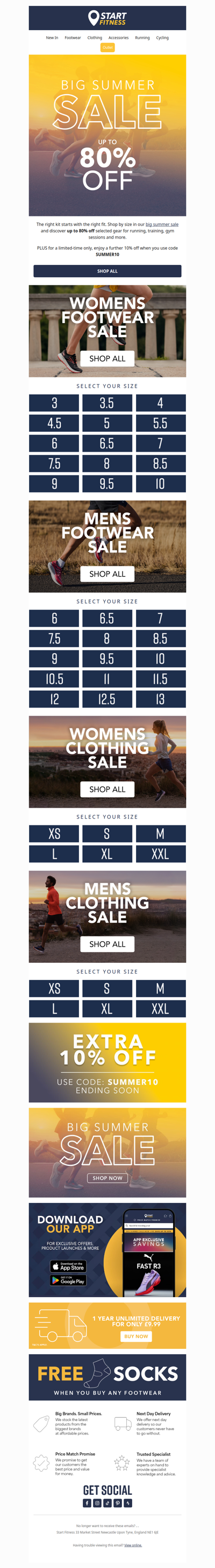 Your size, your savings