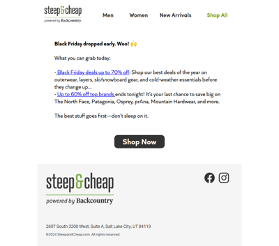 🚨 Black Friday dropped early!