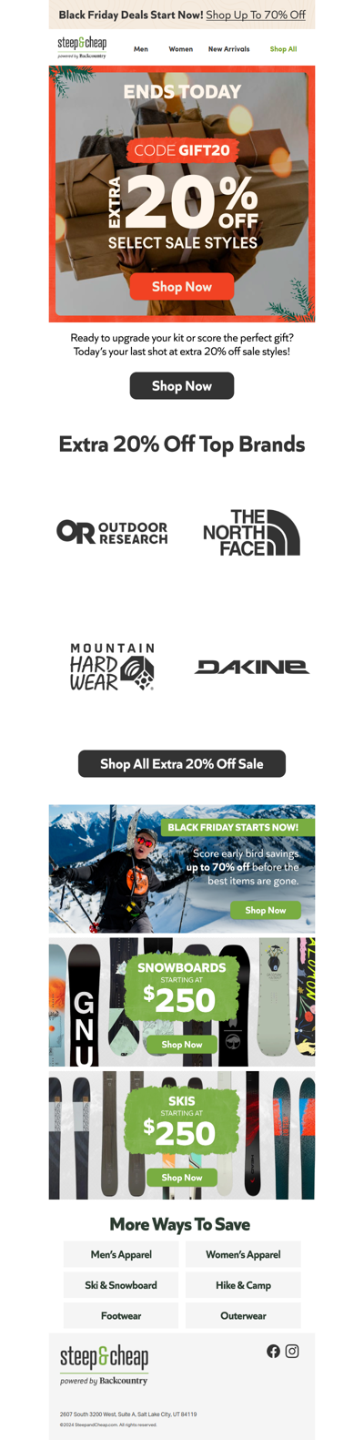 Not a drill❗EXTRA 20% off ends tonight