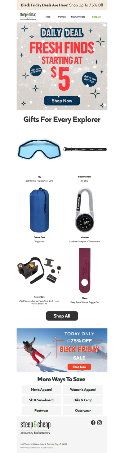 Fresh finds starting at $5 🔥