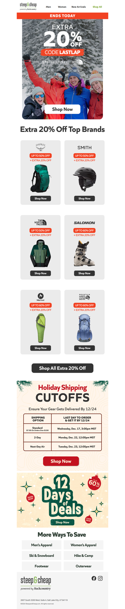 Final hours for extra 20% off ⌛