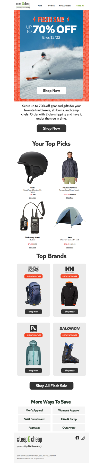 Flash Sale! Up to 70% off + still time to gift it 🎁